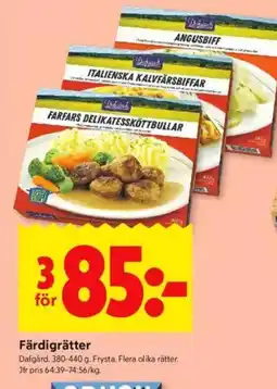 ICA Kvantum Dafgård Färdigrätter erbjuda