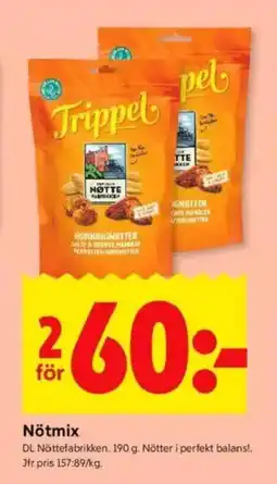 ICA Kvantum Nötmix erbjuda