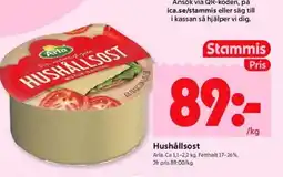 ICA Kvantum Arla Hushållsost erbjuda
