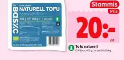 ICA Kvantum ICA Basic Tofu naturell erbjuda