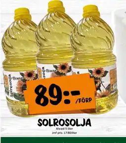 Bazaar Food market Alwaid Solrosolja erbjuda