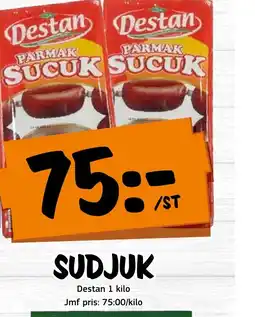Bazaar Food market Destan Sudjuk erbjuda