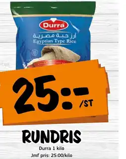Bazaar Food market Durra Rundris erbjuda