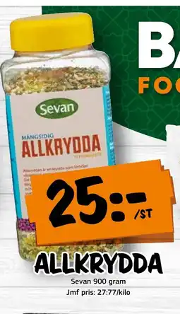 Bazaar Food market Sevan Allkrydda erbjuda