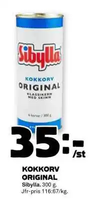 Coop KOKKORV ORIGINAL erbjuda