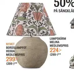 Mio LAMPSKÄRM MELINA, Medlemspris erbjuda