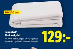 Lidl sensiplast Madrasskydd erbjuda