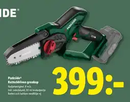 Lidl Parkside Batteridriven grenkap erbjuda