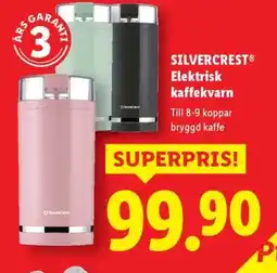 Lidl SILVERCREST Elektrisk kaffekvarn erbjuda