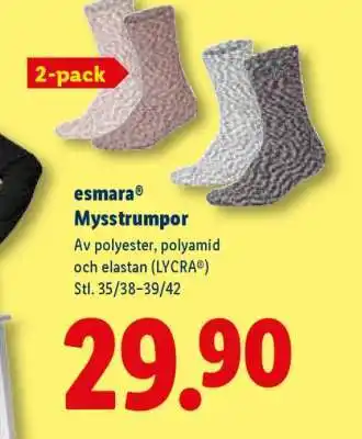 Lidl esmara Mysstrumpor erbjuda