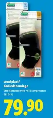 Lidl sensiplast Knäledsbandage erbjuda