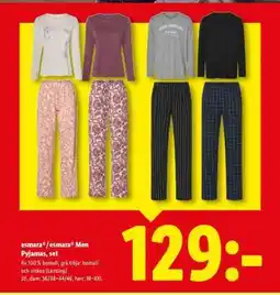 Lidl esmara /esmara Men Pyjamas, set erbjuda