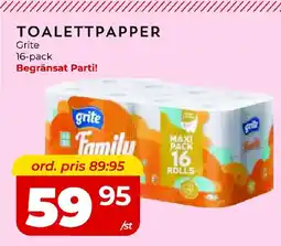 Matrix Butikerna TOALETTPAPPER erbjuda