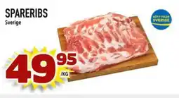 Prisma Mat SPARERIBS Sverige erbjuda