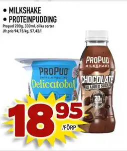 Prisma Mat MILKSHAKE • PROTEINPUDDING erbjuda