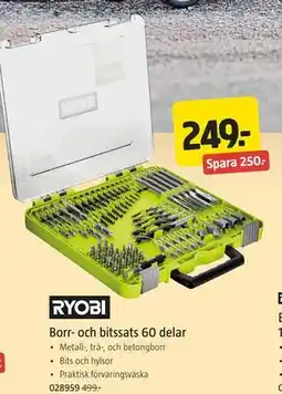Jula Borr- och bitssats 60 delar, SEK 249 erbjuda