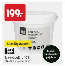 Jula Tak-/väggfärg 10 l, SEK 199 erbjuda