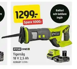 Jula Tigersåg 18 V 2,5 Ah, SEK 1299 erbjuda