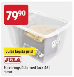 Jula Förvaringslåda med lock 45 l, SEK 79.9 erbjuda