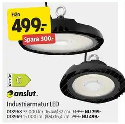 Jula Industriarmatur LED erbjuda