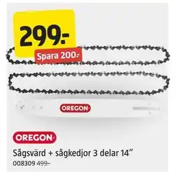 Jula Sågsvärd + sågkedjor 3 delar 14”, SEK 299 erbjuda