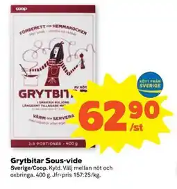 Stora Coop Grytbitar Sous-vide, SEK 62.9 erbjuda