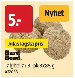 Jula Talgbollar 3 -pk 3x85 g, SEK 5 erbjuda