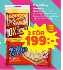 Stora Coop Pizza/Pirog storpack, SEK 199 erbjuda