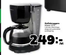 Stora Coop Kaffebryggare, SEK 249 erbjuda