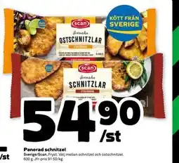 Stora Coop Panerad schnitzel, SEK 54.9 erbjuda
