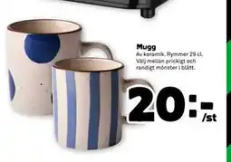 Stora Coop Mugg, SEK 20 erbjuda
