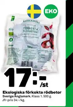 Stora Coop Ekologiska förkokta rödbetor, SEK 17 erbjuda