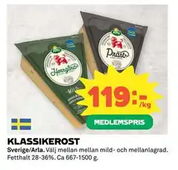 Coop KLASSIKEROST, Medlemspris erbjuda