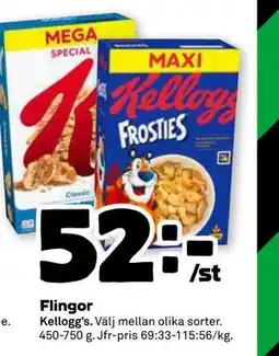 Stora Coop Flingor, SEK 52 erbjuda