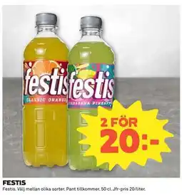 Coop FESTIS, SEK 20 erbjuda