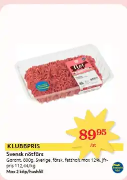 Hemköp Svensk nötfärs erbjuda