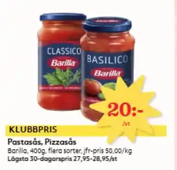 Hemköp Pastasås, Pizzasås erbjuda