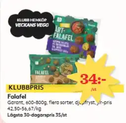 Hemköp Falafel erbjuda