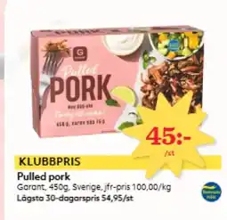 Hemköp Pulled pork erbjuda