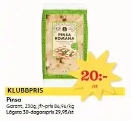 Hemköp Pinsa erbjuda