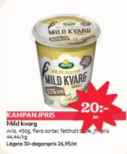 Hemköp Mild kvarg erbjuda