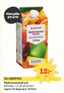 Hemköp Multivitamindryck erbjuda