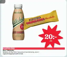 Hemköp Bars, Milkshake erbjuda