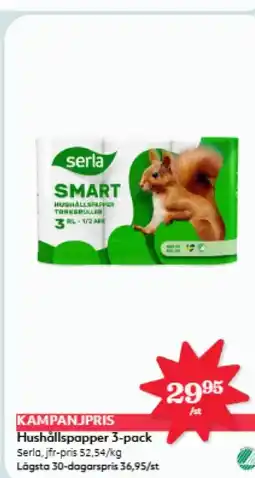 Hemköp Hushållspapper 3-pack erbjuda