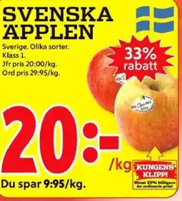 ICA Kvantum SVENSKA APPLEN erbjuda