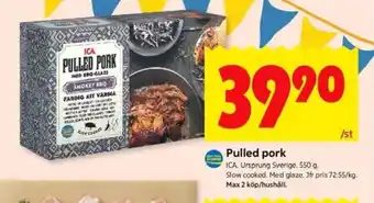 ICA Kvantum Pulled pork erbjuda