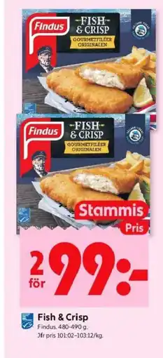 ICA Kvantum Fish & Crisp erbjuda