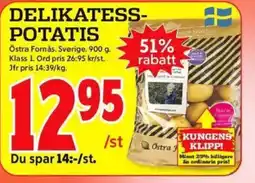 ICA Kvantum DELIKATESS- POTATIS erbjuda
