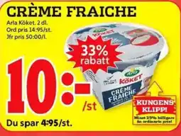 ICA Kvantum CRÈME FRAICHE erbjuda