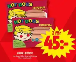 ICA Supermarket GRILLKORV erbjuda
